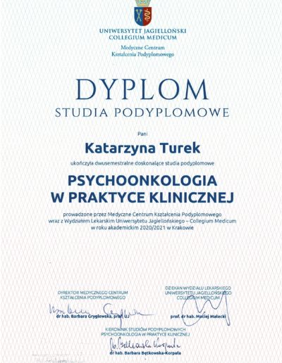 Katarzyna Turek Psycholog Nowy Sącz