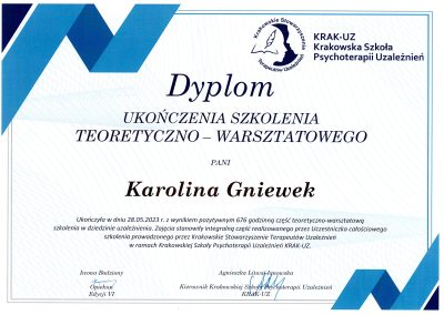 psychoterapia uzależnień Nowy Sącz